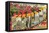 Greetings from Portland, Oregon-null-Framed Stretched Canvas