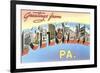 Greetings from Pottsville, Pennsylvania-null-Framed Art Print