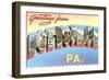 Greetings from Pottsville, Pennsylvania-null-Framed Art Print