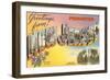 Greetings from Princeton, New Jersey-null-Framed Art Print