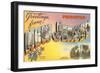 Greetings from Princeton, New Jersey-null-Framed Art Print