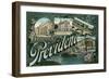 Greetings from Providence, Rhode Island-null-Framed Art Print