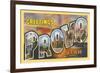 Greetings from Provo, Texas-null-Framed Premium Giclee Print