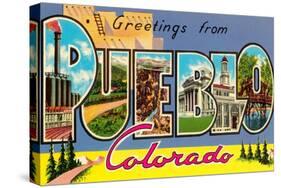 Greetings from Pueblo, Colorado-null-Stretched Canvas