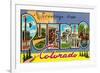 Greetings from Pueblo, Colorado-null-Framed Premium Giclee Print