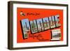 Greetings from Purdue, Indiana-null-Framed Art Print