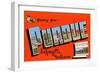 Greetings from Purdue University, Lafayette Indiana-null-Framed Giclee Print