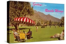 Greetings from Rancho Mirage-null-Stretched Canvas