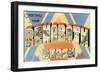 Greetings from Rehoboth Beach, Delaware-null-Framed Art Print