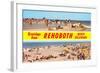 Greetings from Rehoboth Beach, Delaware-null-Framed Art Print