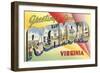 Greetings from Richmond, Virginia-null-Framed Art Print