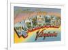 Greetings from Richmond, Virginia-null-Framed Premium Giclee Print