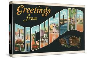 Greetings from Richmond, Virginia-null-Stretched Canvas