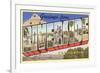 Greetings from Riverside, California-null-Framed Premium Giclee Print