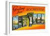 Greetings from Rochester, New York-null-Framed Art Print