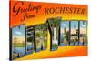 Greetings from Rochester, New York-null-Stretched Canvas