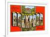 Greetings from Rockford, Illinois-null-Framed Art Print