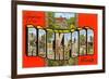 Greetings from Rockford, Illinois-null-Framed Art Print