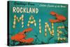 Greetings from Rockland, Maine-null-Stretched Canvas