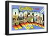 Greetings from Roswell, New Mexico-null-Framed Art Print