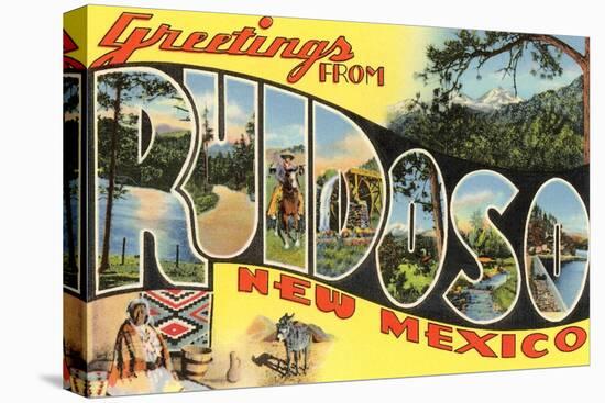 Greetings from Ruidoso, New Mexico-null-Stretched Canvas