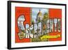 Greetings from Sacramento, California-null-Framed Art Print