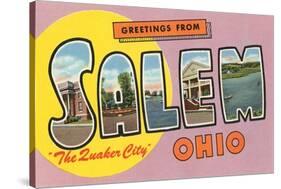 Greetings from Salem, Ohio-null-Stretched Canvas