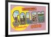 Greetings from Salem, Ohio-null-Framed Premium Giclee Print