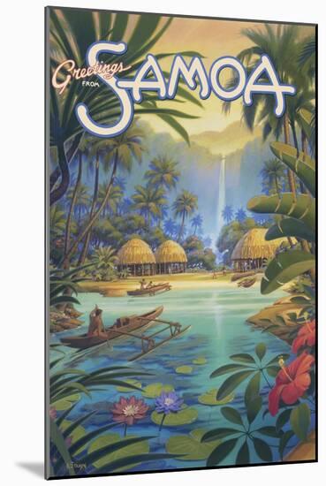 Greetings from Samoa-Kerne Erickson-Mounted Art Print