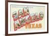 Greetings from San Angelo, Texas-null-Framed Premium Giclee Print