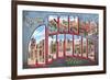 Greetings from San Antonio, Texas-null-Framed Premium Giclee Print