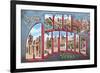 Greetings from San Antonio, Texas-null-Framed Premium Giclee Print