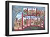 Greetings from San Antonio, Texas-null-Framed Art Print