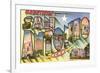 Greetings from San Antonio, Texas-null-Framed Premium Giclee Print