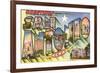 Greetings from San Antonio, Texas-null-Framed Premium Giclee Print