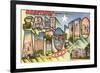 Greetings from San Antonio, Texas-null-Framed Premium Giclee Print