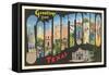 Greetings from San Antonio, Texas-null-Framed Stretched Canvas