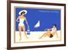 Greetings from San Diego, California-null-Framed Premium Giclee Print