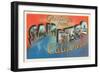 Greetings from San Diego, California-null-Framed Art Print