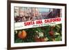 Greetings from Santa Ana, California-null-Framed Premium Giclee Print