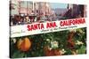 Greetings from Santa Ana, California-null-Stretched Canvas