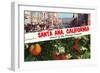 Greetings from Santa Ana, California-null-Framed Art Print