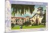 Greetings from Santa Barbara, California, Courthouse-null-Mounted Art Print