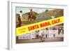 Greetings from Santa Maria, California-null-Framed Art Print