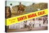 Greetings from Santa Maria, California-null-Stretched Canvas