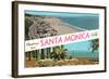 Greetings from Santa Monica, California-null-Framed Art Print