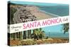 Greetings from Santa Monica, California-null-Stretched Canvas