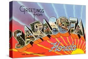 Greetings from Sarasota, Florida-null-Stretched Canvas