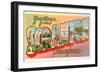 Greetings from Scranton, Pennslyvania-null-Framed Art Print