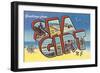 Greetings from Sea Girt, New Jersey-null-Framed Art Print